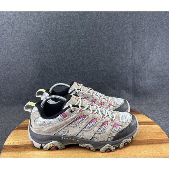 Merrell Moab 3 Womens Size 11 Gray Pink Athletic Running Walking Shoes Sneakers - Picture 1 of 12